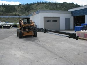 HLA lifting boom extended