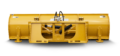 HLA skid steer snow blade 2000 series rear view