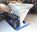 HLA Scattershot Sand Spreader showing skid steer quick attach plate