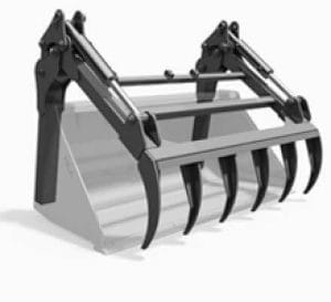 HLA bucket grapple attachment