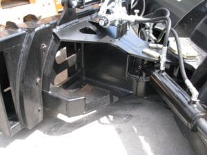 skid steer dozer blade back side