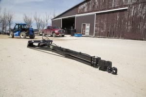 HLA Lifting Boom for Skid Steer 21 ft model retracted