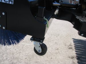 Martatch Angle Broom showing caster