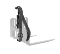 HLA single arm grapple to fit HLA pallet forks