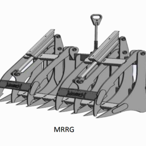 Root Rake Grapple for Skid Steer Martatch brand