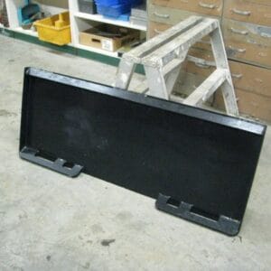 1/4" skid steer mounting plate