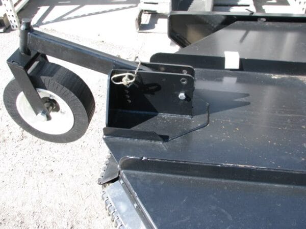 Martatch rotary mower showing front wheel