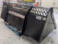 Skid Steer Snow Bucket 96" rear view