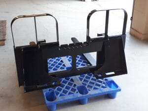 HLA heavy duty pallet forks on a pallet