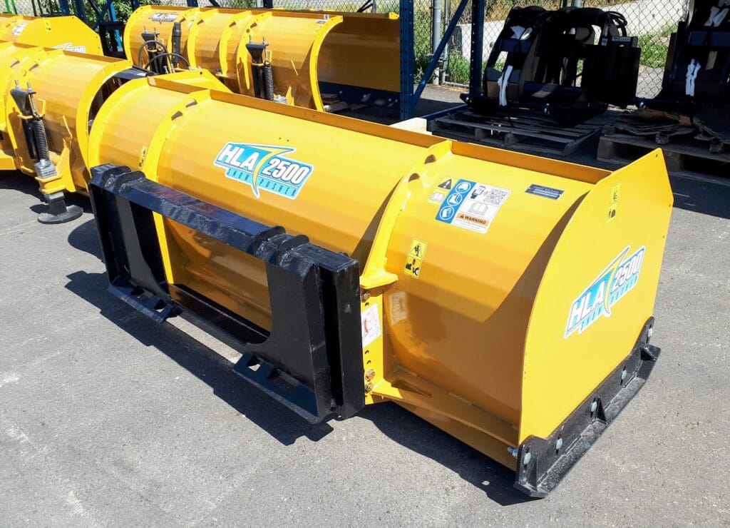 Snow Pusher 84" HLA 2500 Series with Skid Steer Mount GLC Equipment