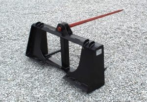 skid steer single bale spear