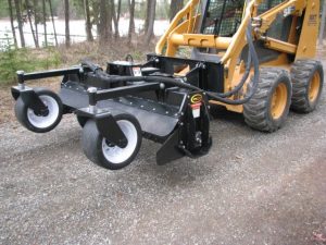 Erskine Soil Conditioner attached to a skid steer