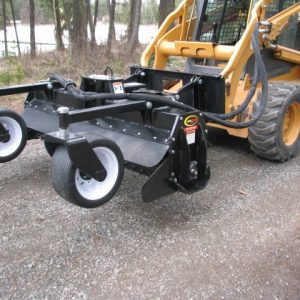 Erskine Soil Conditioner attached to a skid steer