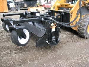Erskine Soil Conditioner attached to a skid steer
