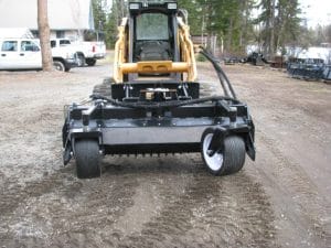 Erskine Soil Conditioner attached to a skid steer