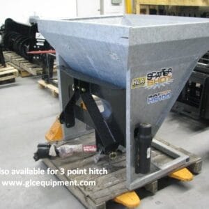 Skid steer mounted sand spreader