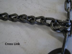 skid steer tire chains cross link style