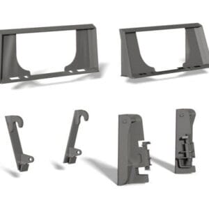Mounting Plate 1/4"  Open Back  w/Kick Out