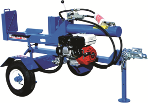 Log splitter tow behind type - blue color