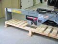 inverted log splitter for skid steer
