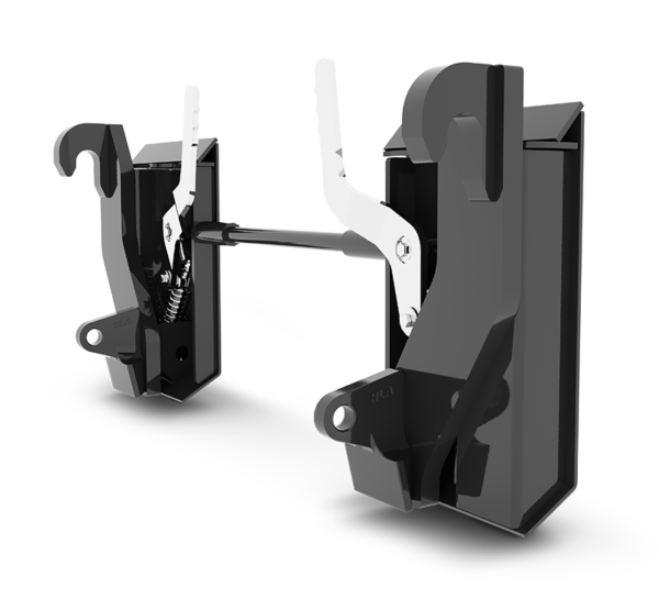 Euro to skid steer adapter, also known as a Global to skid steer adapter