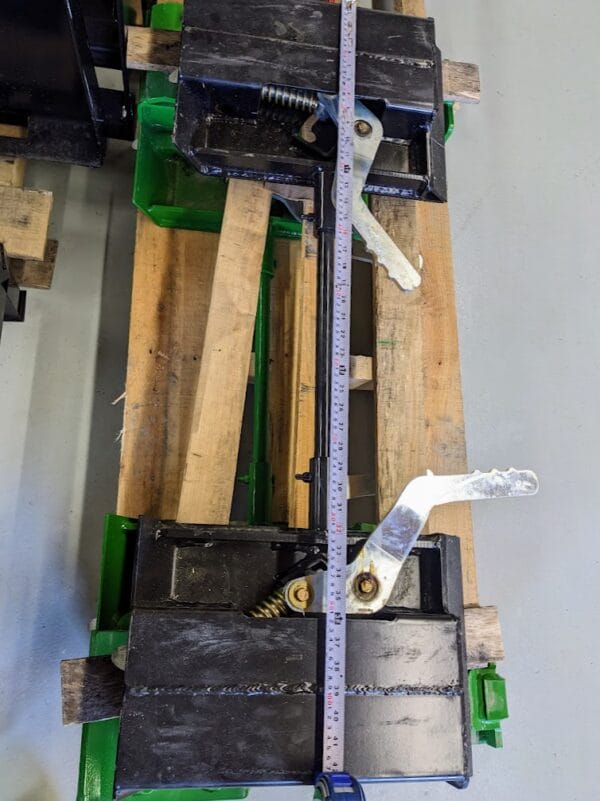 Skid Steer Quick Attach Plate Skid Steer Quick Attach Plate with levers and pins