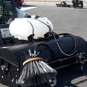 Pick up broom water kit and curb brush