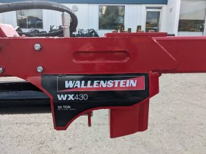 Wallenstein inverted skid steer mounted wood splitter