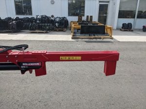 Wallenstein inverted skid steer mounted wood splitter