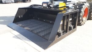 Remlinger Screening Bucket mounted on a skid steer