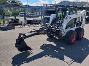 Skid Steer Backhoe mounted on bobcat