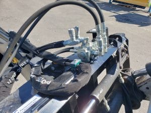 Skid Steer Backhoe hydraulic manifold