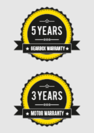 Digga Auger Drive Warranty Stickers