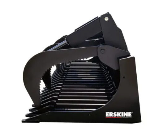 Grapple Rock Bucket for Skid Steer