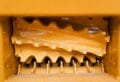 Wood Chipper for tractor showing chipper teeth