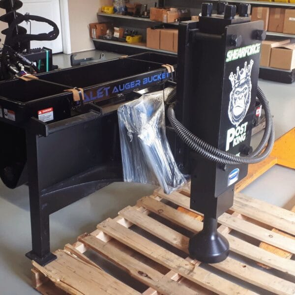skid steer mounted vibrating post pounder skid steer mounted vibrating post pounder