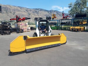 HLA Snow Wing 9 to 14 Snow Blade on Bobcat S650