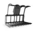 HLA compact brush grapple open position
