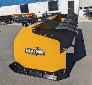 HLA 5500 12' snow pusher with back drag option