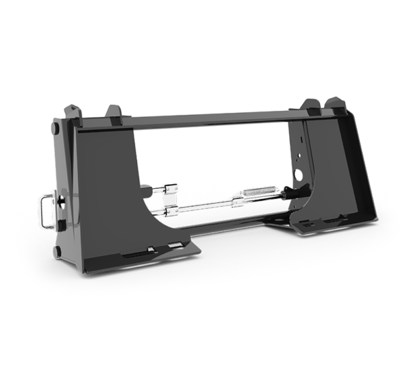Adapter to use Euro attachments on a skid steer HLA brand adapter skid steer to Euro back view