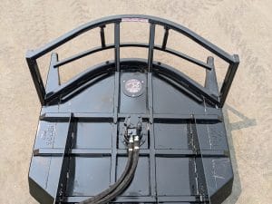 Skid Steer Brush Cutter High Flow Hydraulics top view