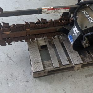 used bobcat trencher to fit mini bobcat