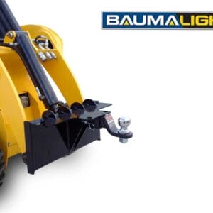 Baumalight Mini skidsteer plate with 2x2” ball hitch receiver