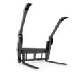 HLA double arm log grapple in open position