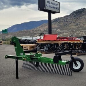 MK Martin 3PH Landscape Rake with wheel kit