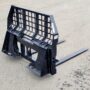 HLA 5500 lb rated pallet forks with brick guard