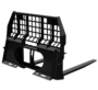 HLA 5500 lb rated pallet forks with brick guard