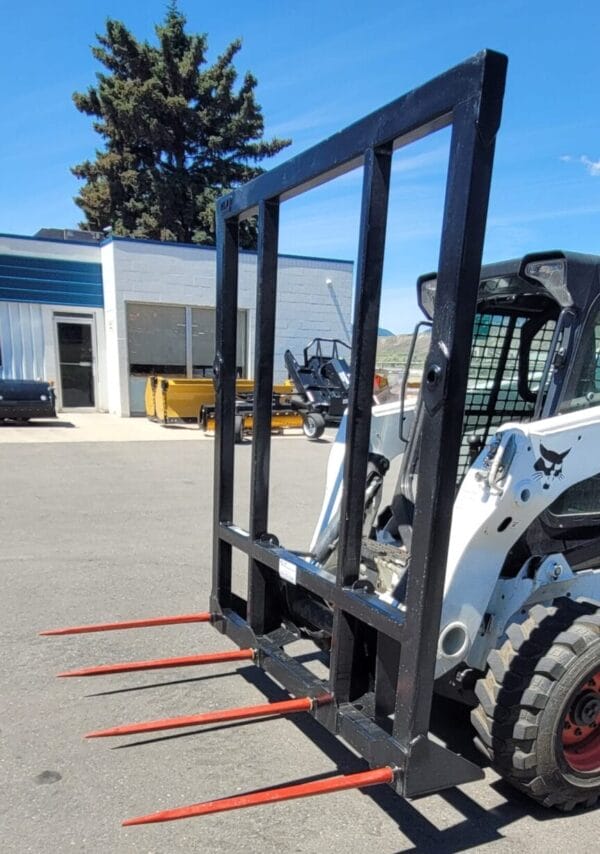 Four Prong Bale Spear w/ 80″ Rigid Frame2 Four Prong Bale Spear w/ 80″ Rigid Frame