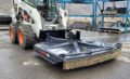 MK Martin Skid Steer Rotary Cutter on a skid steer