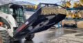 MK Martin Skid Steer Rotary Cutter on a skid steer